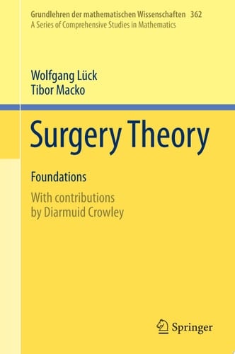 Surgery Theory