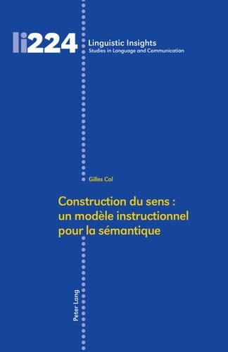 Construction du sens : un modèle instructionnel pour la sémantique