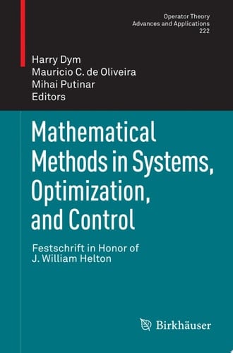 Mathematical Methods in Systems, Optimization, and Control