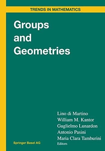 Groups and Geometries Siena Conference, September 1996