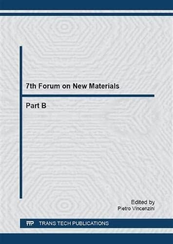 7th Forum on New Materials - Part B