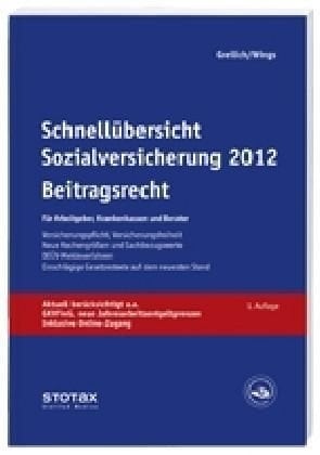 Schnellübersicht Sozialversicherung 2012 Beitragsrecht