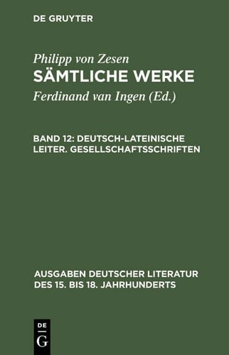 Deutsch-Lateinische Leiter. Gesellschaftsschriften