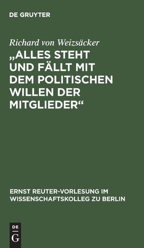 "Alles steht und fällt mit dem politischen Willen der Mitglieder" die Vereinten Nationen auf dem Weg in die zweite Jahrhunderthälfte