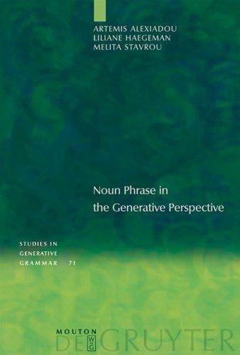 Noun phrase in the generative perspective