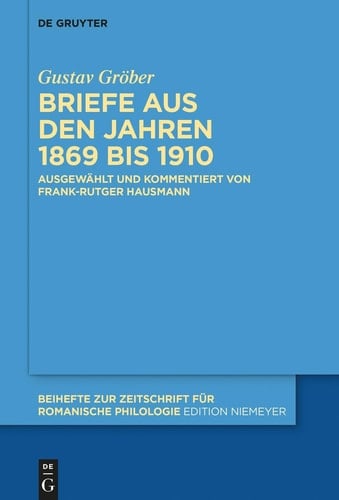Briefe Aus Den Jahren 1869 Bis 1910