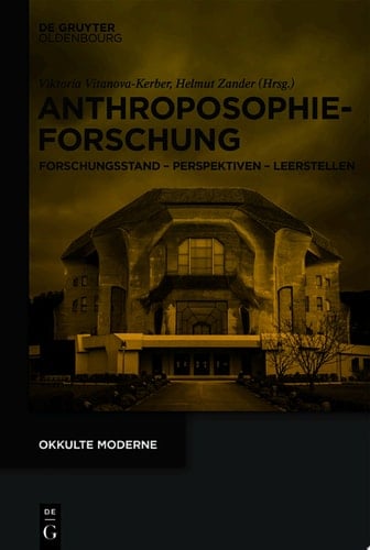 Anthroposophieforschung Forschungsstand – Perspektiven – Leerstellen