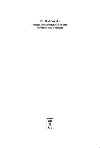 Das Buch Kohelet