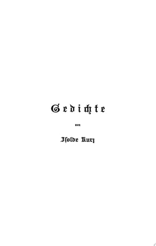 Gedichte
