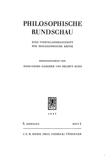 Heft 1/1957