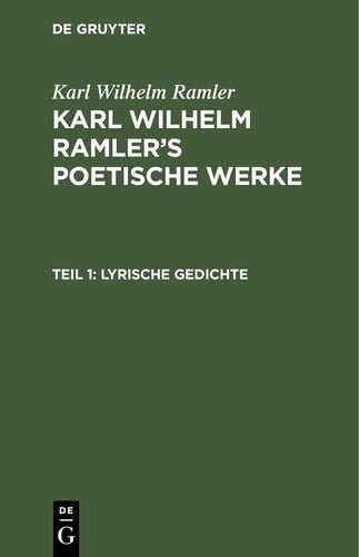 Lyrische Gedichte