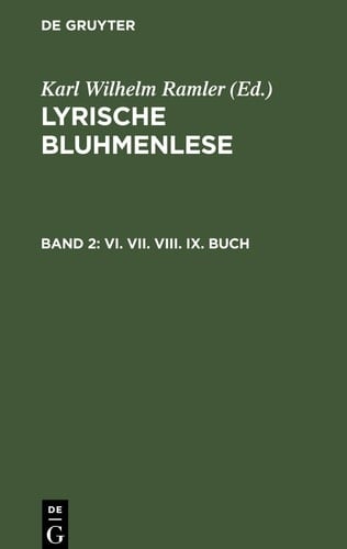 VI. VII. VIII. IX. Buch
