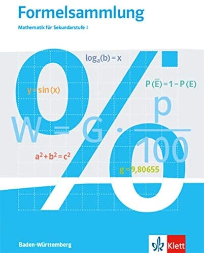 Formelsammlung Mathematik für Sekundarstufe I
