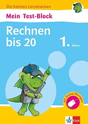 Klett Mein Test-Block Rechnen bis 20, 1. Klasse Mathematik in der Grundschule