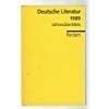 Deutsche Literatur 1989 Jahresüberblick