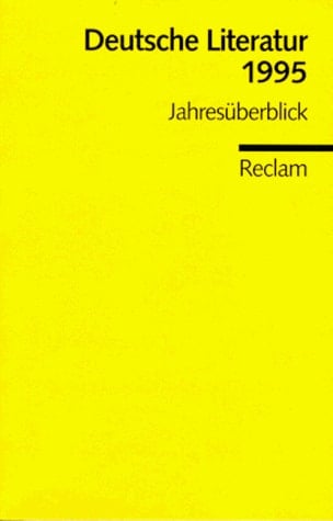 Deutsche Literatur 1995 Jahresüberblick