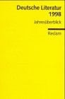 Deutsche Literatur 1998 Jahresüberblick