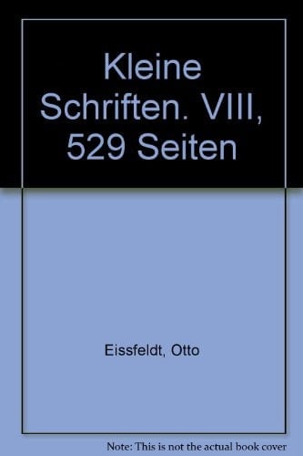 Kleine Schriften Band 3