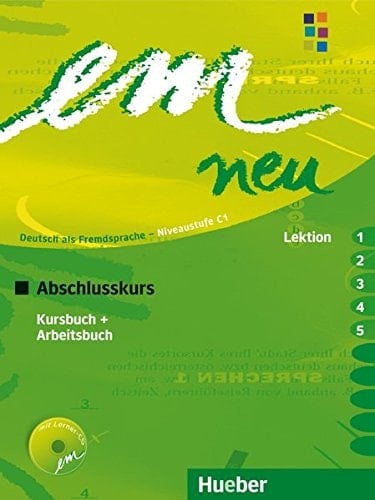 em neu - Abschlusskurs Deutsch als Fremdsprache : Niveaustufe C1 : Kursbuch + Arbeitsbuch : Lektion 1-5