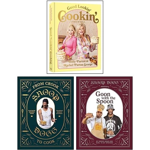 From Crook to Cook, Snoop Dogg Presents Goon with the Spoon & Good Lookin' Cookin' 3 Books Collection Set