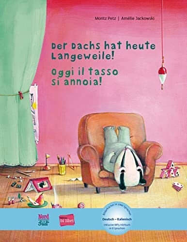 Der Dachs hat heute Langeweile! Oggi il tasso si annoia!