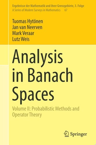 Analysis in Banach Spaces
