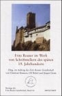 Fritz Reuter im Werk von Schriftstellern des späten 19. Jahrhunderts.