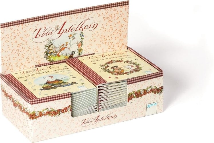 Box Tilda Apfelkern Mini 40 Exemplare: Besteht aus je. 10 Ex. 978-3-401-70395-4, 978-3-401-70396-1, 978-3-401-70397-8, 978-3-401-70398-5: