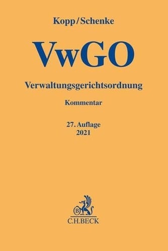 Verwaltungsgerichtsordnung Kommentar