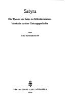 Satyra die Theorie der Satire im Mittellateinischen : Vorstudie zu einer Gattungsgeschichte
