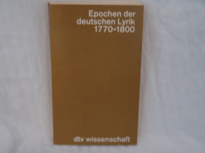 Gedichte 1770-1800