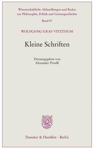 Kleine Schriften