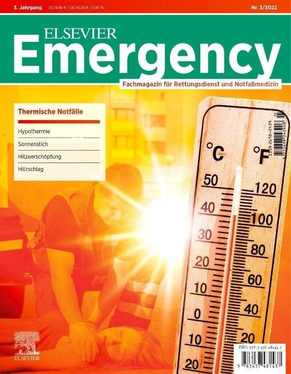 Elsevier Emergency. Thermische Notfälle. 3/2022 Fachmagazin für Rettungsdienst und Notfallmedizin