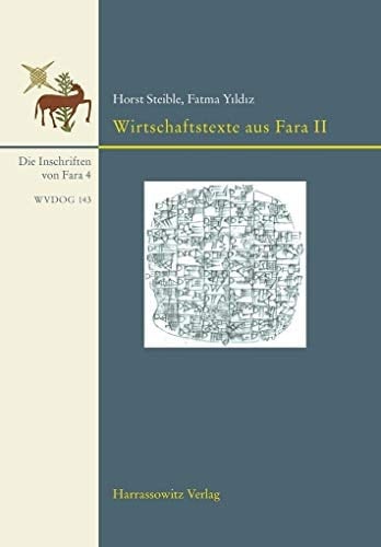 Wirtschaftstexte aus Fara II Texte der Viehverwaltung von Šuruppak