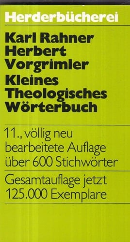 Kleines theologisches Wörterbuch