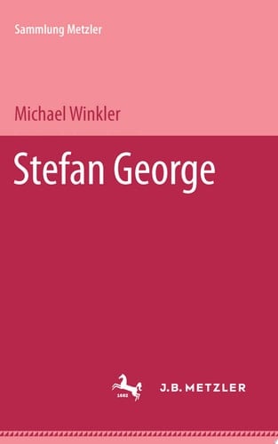 Stefan George Sammlung Metzler, 90