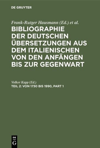 Von 1730 Bis 1990