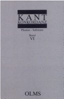 Kant-Konkordanz zu den Werken Immanuel Kants (Bände I-IX der Ausgabe der Preussischen Akademie der Wissenschaften)