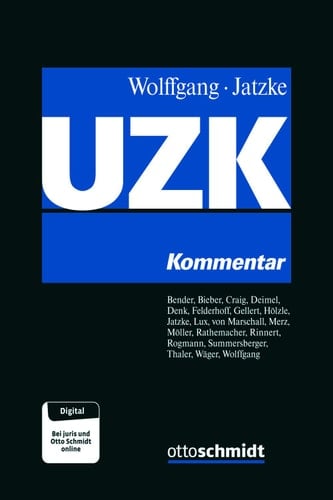 Unionszollkodex Kommentar