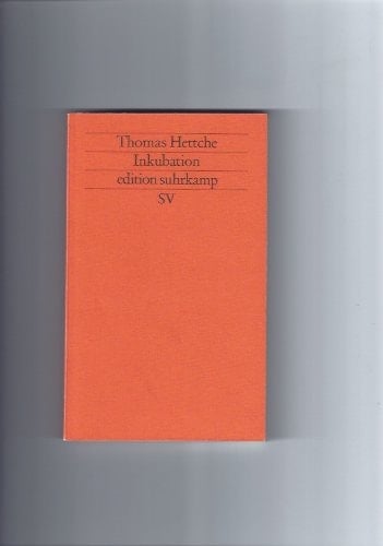 Inkubation (Edition Suhrkamp) (German Edition)