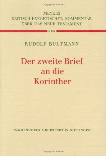 Kritisch-exegetischer Kommentar über das Neue Testament Der zweite Brief an die Korinther. Sonderband