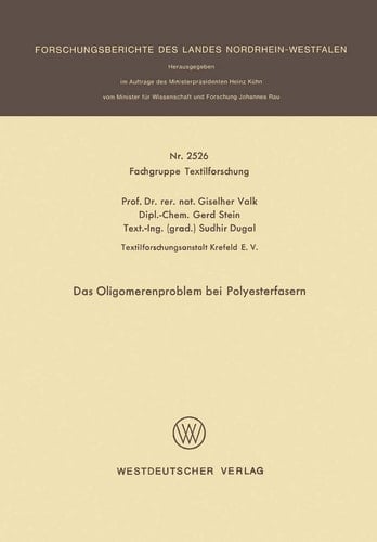 Das Oligomerenproblem bei Polyesterfasern