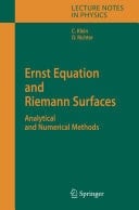 Ernst Equation and Riemann Surfaces Analytical and Numerical Methods