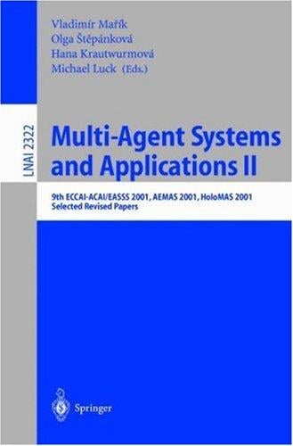 Multi-agent systems and applications II