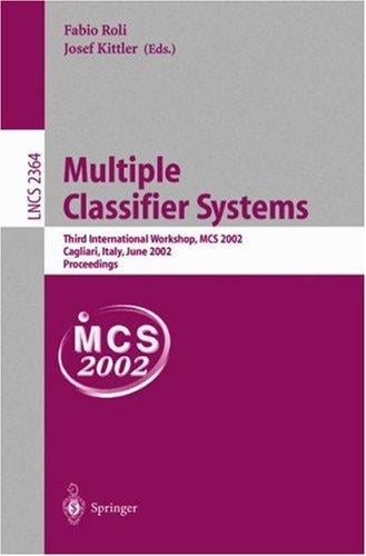 Multiple classifier systems