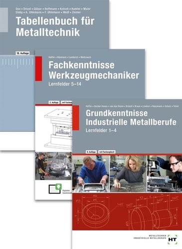 Paket Werkzeugmechaniker Lernfelder 1-14 + Tabellenbuch