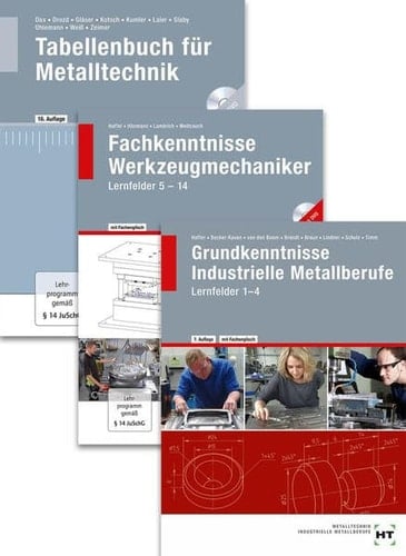 Paketangebot Werkzeugmechaniker Lernfelder 1-14 + Tabellenbuch