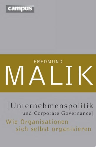 Unternehmenspolitik und Corporate Governance Wie Organisationen sich selbst organisieren