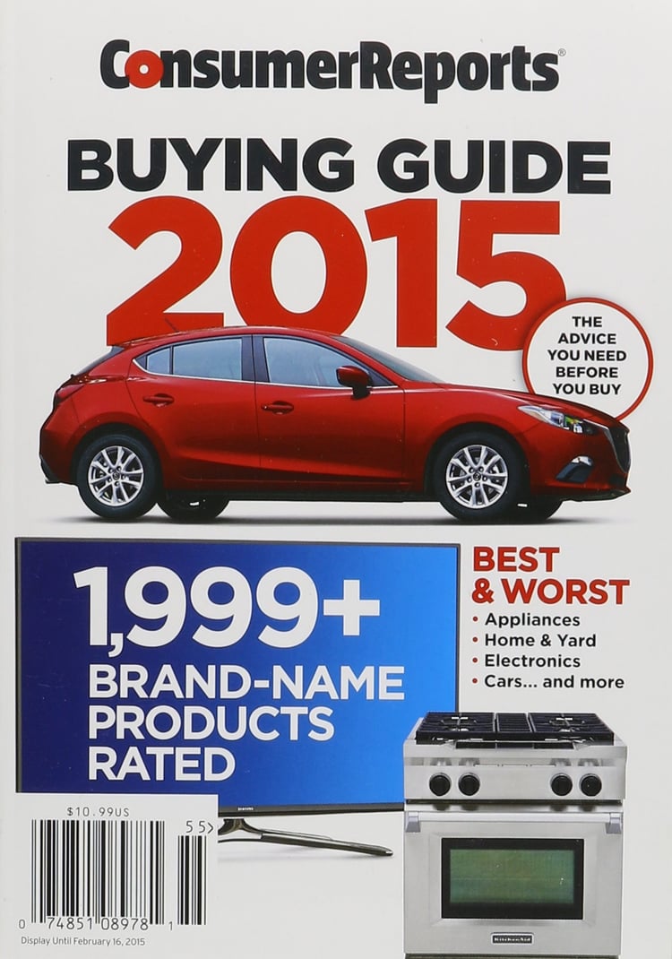 Consumer Reports Buying Guide 2015