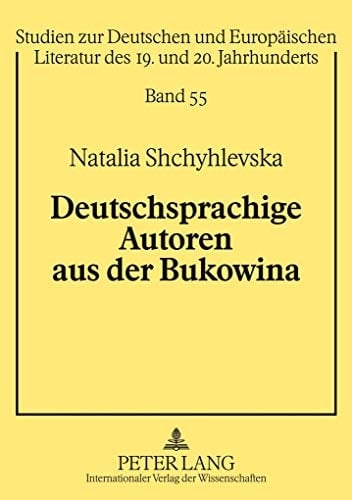 Deutschsprachige Autoren aus der Bukowina die kulturelle Herkunft als bleibendes Motiv in der Identitätssuche deutschsprachiger Autoren aus der Bukowina ; untersucht anhand der Lyrik von Paul Celan, Rose Ausländer, Alfred Kittner, Alfred Gong, Moses Rosenkranz, Immanuel Weißglas, Alfred Margul-Sperber, Selma Meerbaum-Eisinger, Klara Blum, Else Keren